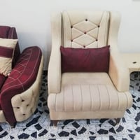 🚨تصفية مستعجلة  طقم قنفات عراقي شغل معمل، خشب زان ثقيل مو مضغوط  استعم...