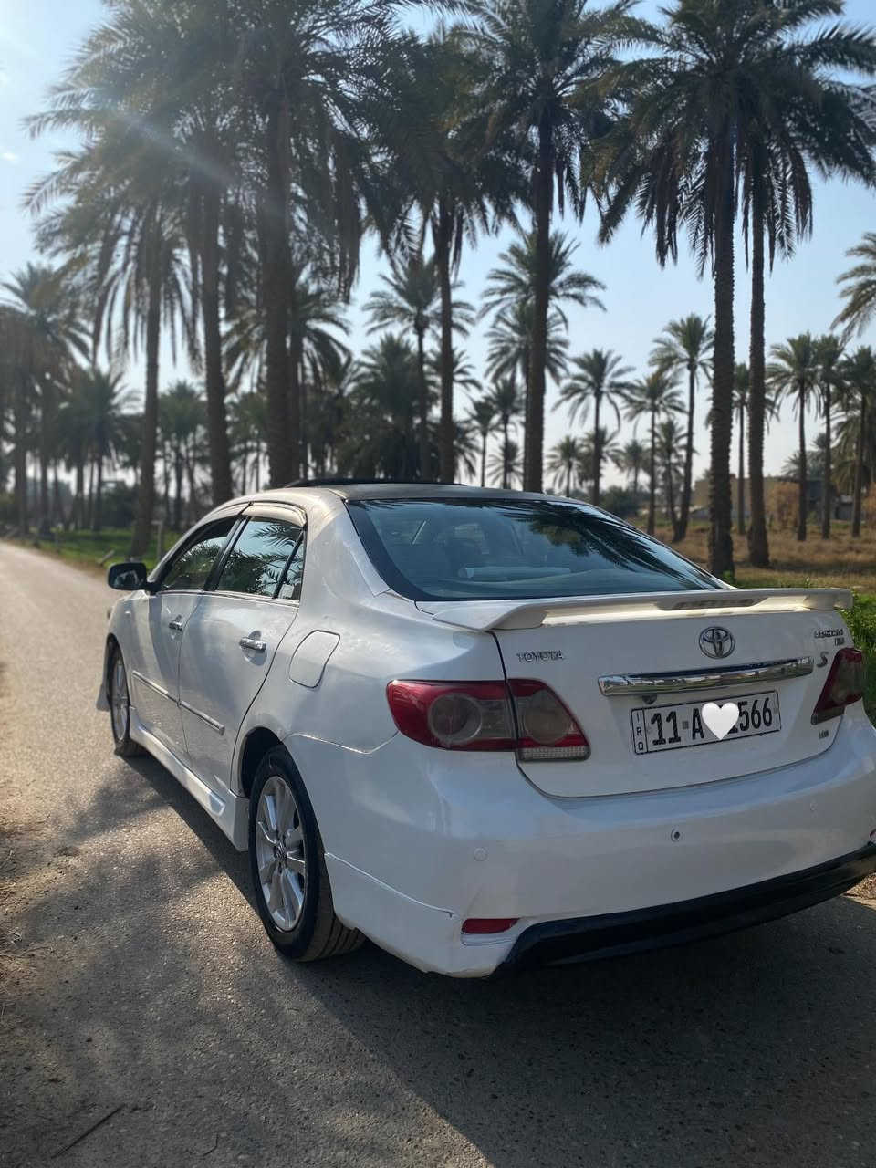 السلام عليكم 
كورولا خليجي فطيم  موديل 2008 محدث 13 فول مواصفات ، فتحة سقف ، كروس سرعة، تبريد بيانو ، شاشة ، حساسات، كامرة ، ويل كب ، تحكم ستيرن،
السيارة شاد الها گير ومحرك 1800حاويه ع ايدي لوك قطرة دهن ماينقص ، صدر امامي جديد ، باتري جديد ، تاير امامي جديد، دوشمة جديدة، رقم بغداد انكليزي تحويل مباشر ، بيها صبغ بسيط جوه قبط البانزين، وبارد بين باب السايق، قمارة فابلون بدون صبغ لئن معروف عن هذا الموديل يكشر الصبغ مالته ، علمًا السيارة بيها منظومة غاز يعني غاز،  بانزين
المكان بغداد 
السعر"108”
للأتصال "***********”
