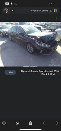 سوناتا موديل 2018 سبورت شفتات بصمة فتحة  كشنات كهربائية + تدفئة  ستيرن...