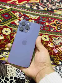 ايفون 14 pro max ذاكرة128 بطارية80 تك سيم جهاز جديد لك مبدل شاشة فيس ا...