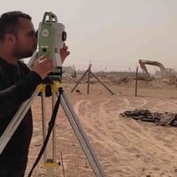 توتل ستيشن • هندسة المساحة • كربلاء