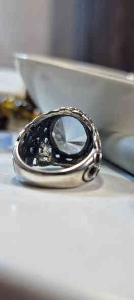 قطعة وحيدة..
خاتم فضة من الدر النجفي الأصلي الطبيعي ضمان مدى الحياة 👌
قالب فضة عيار 925
فص در تتريش شكل الماس 💫
_ واتساب /***********
🚕خدمة توصيل لجميع المحافظات 
🔖ضمان الحجر مدى الحياة (طبيعي & يمني)
📋وصل ضمان مختوم 
الموقع /شارع كوفة نجف فرع مأكولات خوخة
