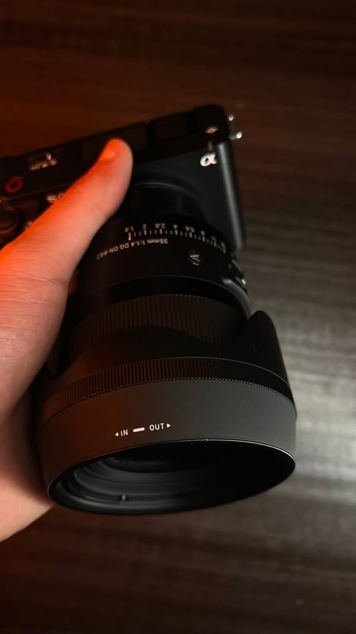 عدسة سگما 35mm 1.4 DG DN  رايدهة مراوس مع عدسة  تامرون 24-75 2.8


**إذا كنت صاحب هذا الإعلان وتريد حذفه لأي سبب، رجاءا أرسل رسالة إلى الدعم الفني**