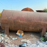 يالله خزان حديد ثقيل فول نضافه السعه 6.000 يستخدم للوقود او للمياه للب...