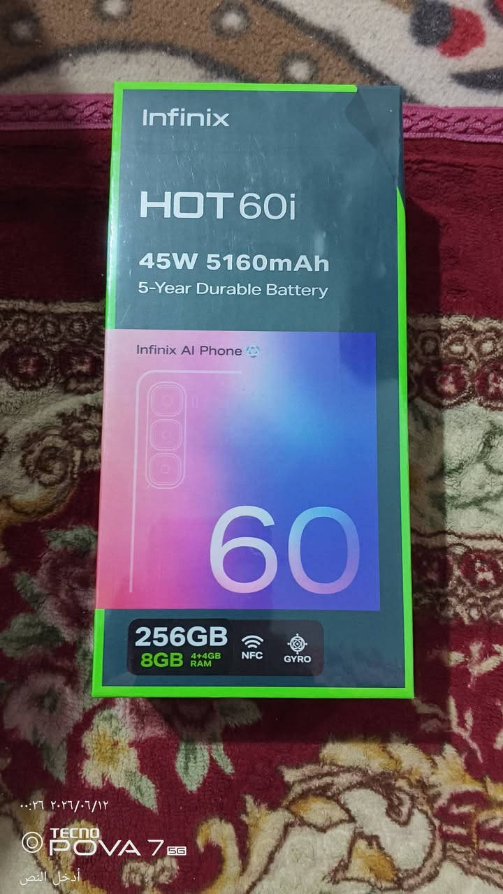 السلام عليكم موبايل للبيع اسم الجهازInfinix HOT 60i استخدام خمسه ايام غراضه كامله ما مفتوحهالسعر 210 بمجال بسيط ولا احد يصير ابو جمله ويعلق تواصل على الخاص


**إذا كنت صاحب هذا الإعلان وتريد حذفه لأي سبب، رجاءا أرسل رسالة إلى الدعم الفني**