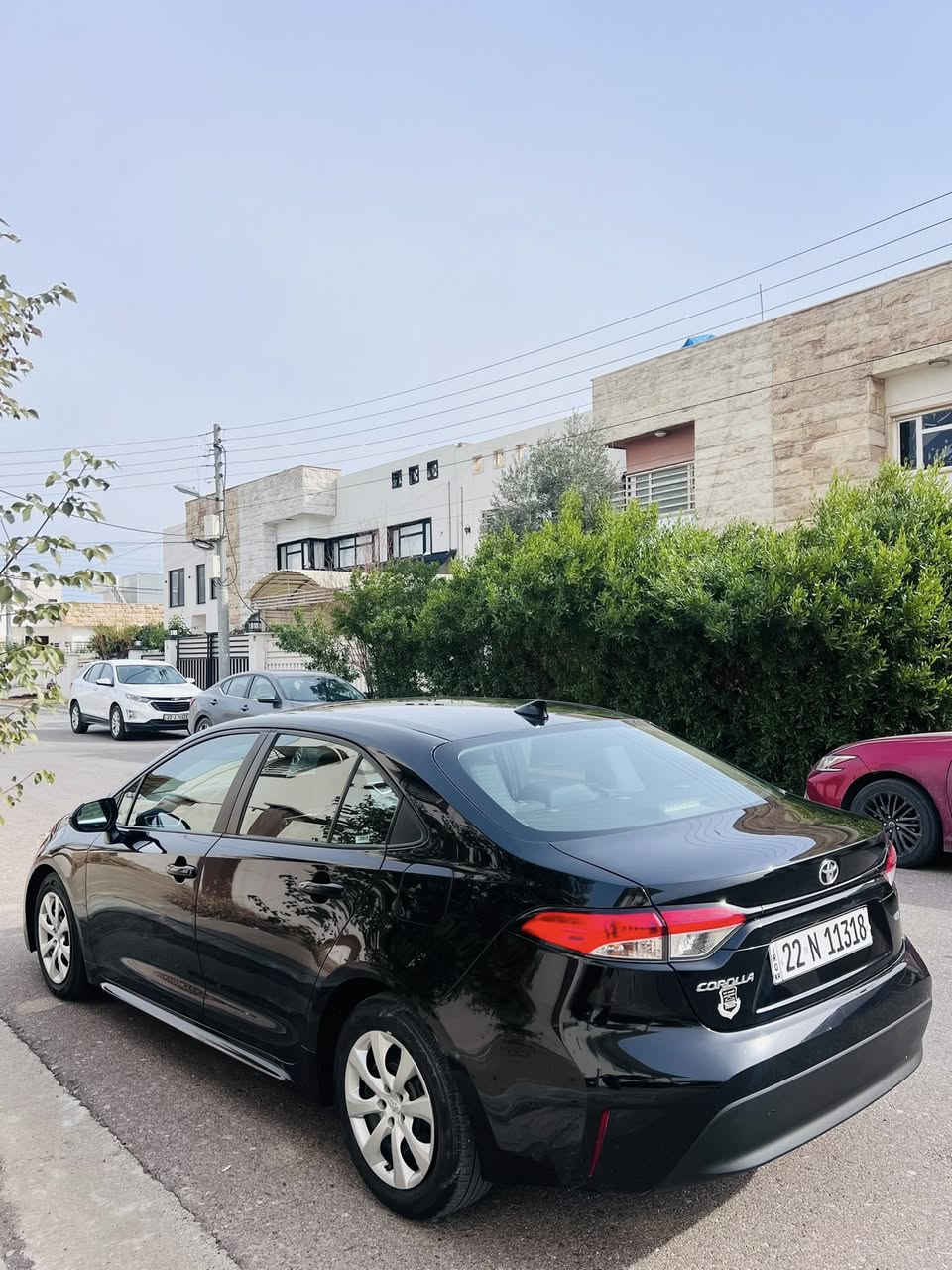 كورلا للبيع موديل 23بدون صبغ بدون كلشي سياره ماشيه 45ميل عل وضع شركه هزه سنويه كله جديد سعر 160بي مجال مكان اربيل ***********
