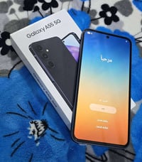 جلكسي A55 مستخدم قليل نضيف جدا" السعر300 07702696339