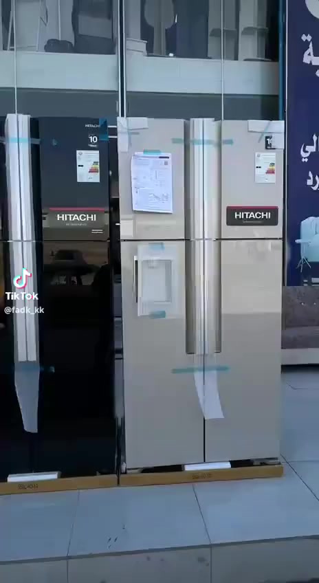 وصول حاويه من ثلاجات الهيتاشي القايوان التايلندي..✅️.
آقساط شهري بدون حجز الماستر كارد..🔥.

#القسط_الشهري ❣️❣️١١٥ ألف ❣️❣️.

  سعر النقد ❣️❣️١٣٢٥ ألف❣️❣️.

ثلاجه هيتاشي 4 باب سايد باي سايد 28 قدم 

ذات مواصفات عالمية
-----------

ثلاجة سايد باي سايد بابين من HITACHI 🌨️

❄️حجم 28 قدم R-S700PUQ❄️🎉

الارتفاع 180سم العرض 92سم العمق 72سم
الضمان ١٠ سنوات موقعي بداخل منزلك
بالوان مختلفه ...
ذات مواصفات عالمية
-------------
1-نضام التحكم بل عاكس
2-تبريد ثنائي المراوح 
3-بدون موازن
4-التبريد الفعال عند درجة حرارة 60م
5-حافظ البرودة لمدة طويلة
6-المستشعر الحراري الاقتصادي
7-حجرة قابلة لاختيار الوضع
8-حجرة خظراوات كبيرة وذات رطوبة فائقة
9-لوحة تحكم بإضاءة LED
10-نانوتيتانيوم
11-رفوف من الزجاج المقوى

🌍🌍الديوانيه 

شارع المطاط بدايه حولي الخصيمه.
او ، حولي الخصيمه شارع حيدر حجي هندي 
(نهايه شارع التربيه الجديدة).

***********
***********
***********
