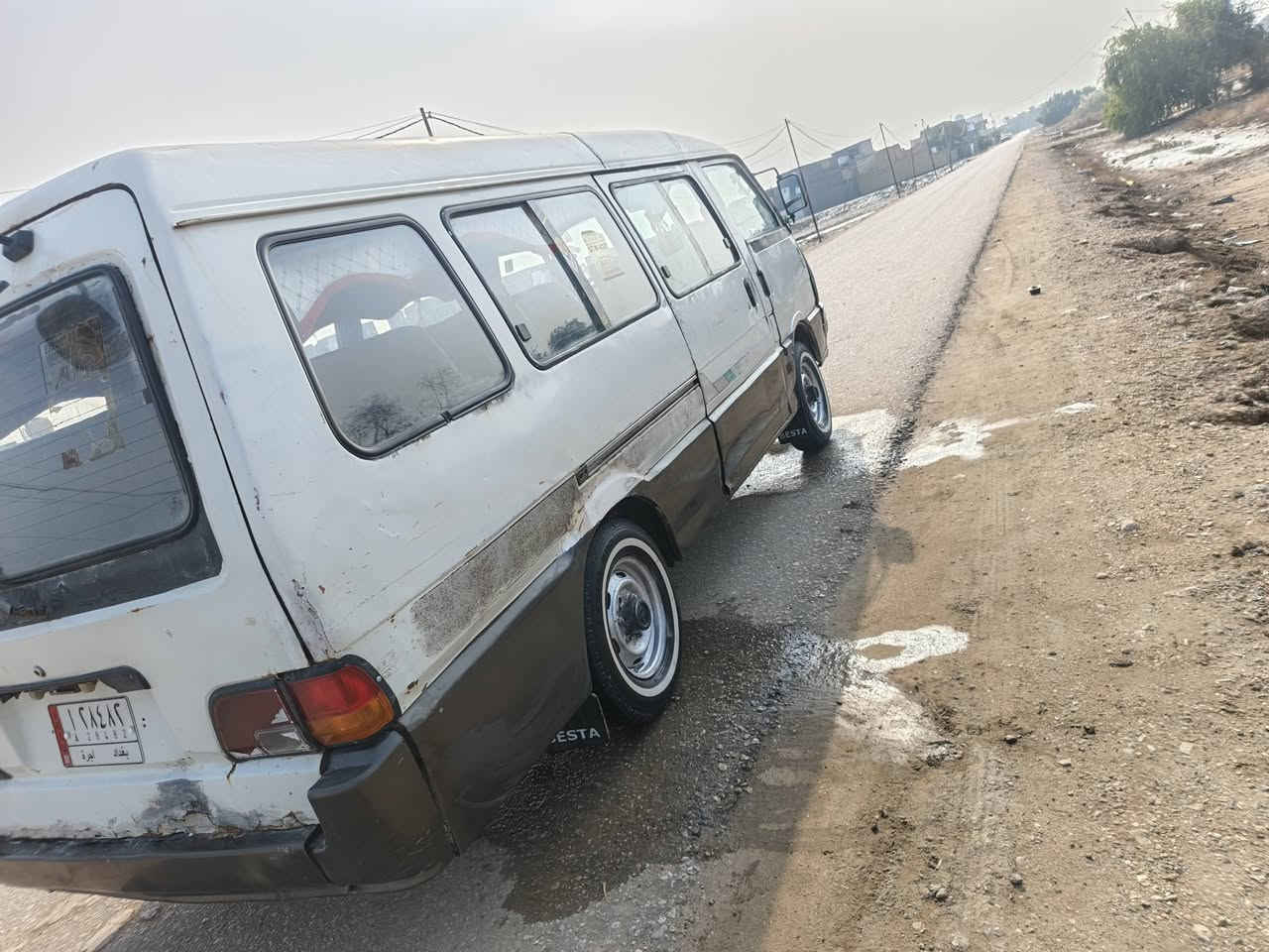 سلام عليكم كيه اسيا للبيع مودل 1993 سنوية عضم عاج صاقطه صارلها شهر رقم بغداد وراعيه بغداد تريد مدور تريد وكاله سيارة جاهزه مكينه تبخر كير نضيف اكسن نضيف تخم تاير جديد توني شدهن كهربايات عامه دوشمه عامه سيارة بلادية مطلوب للمرور 300 وللهيئه 80 الف ينكطعن من سعره مكانه بابل السعر/45 /***********
