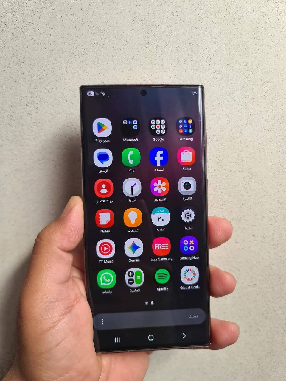 S22 الترا
مواصفاته معروفه 

ذاكرة 256 

جهاز نظيف ومكفول من اي عيب تاخذه تفحصه وين ماتودي ودي 
مستعجل على بيعته
سعره ٤٦٠ وبي مجال قليل


**إذا كنت صاحب هذا الإعلان وتريد حذفه لأي سبب، رجاءا أرسل رسالة إلى الدعم الفني**