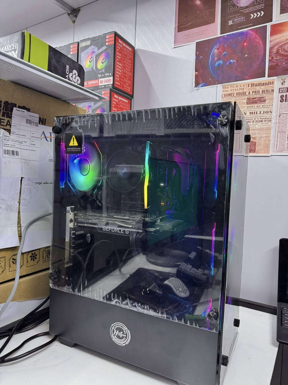 تحية طيبة شبابنا وحبايبنا 
تجميعة بقطع مرتبة وبراندات قوية 

R5 5500
RAM 16 3200 XPG
GTX1660TI PALIT
SSD128-HDD1TB
M.B B550 AORUS 
P.S650W+80PLUS
CASE 4FAN 

السعر ٦٠٠ الف سعر نهائي حبايب القلب 
متوفر توصيل لكافة المحافظات 
عنوان المكتب كوت المشروع شارع الحاسبات مركز محمد صدقي التقني للحاسبات ***********
