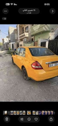 نيسان فيرسا للبيع موديل 2009  سنويه مشروع وطني ب اسمي شرط التحويل ووكا...