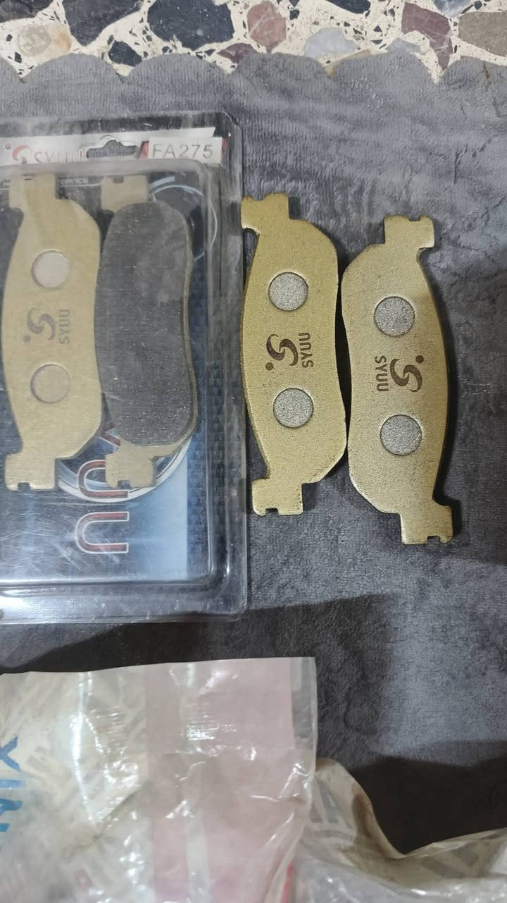 اللهم صل على محمد وآل محمد  
شلعه ادوات احتياطية ✅✅
بستم. مشكل عدد /24 بستم 
فيت بم فورزا عدد/ 3 
مجمع فراشة عدد 4 
بوشه وبستم سازوكي /1
جوزة وغرضها مال دراجة ماكس 140  عدد/2
يدة بريك 60 عدد2
جوزة بطة عدد /1
دسك بريك ماجستا عدد 2 
للستفسار 
‏‪***********‬‏
*********** 
عنوان الكاظمية الطي
