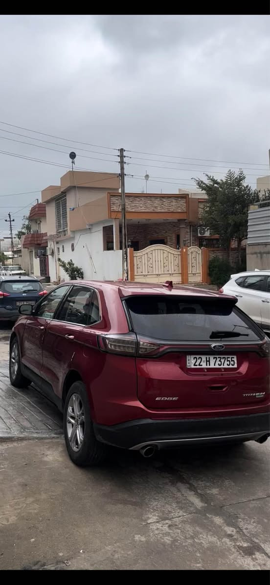 فورد ايدج تيانيوم 2017 محرك 4 سلندر تيربو فول الفول ما عدا الفتحه بيها صبع نصف البونيد وباب السكن الامامي بدون اي دواخل شواصي مكفوله مكانها كركوك وبيها بطاقة بانزين سعرها 114 للاستفسار *********** كركوك, العراق
