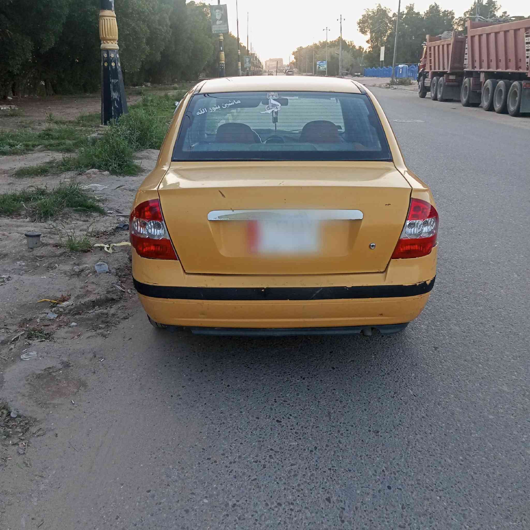 السلام عليكم سيارة طيبة موديل 2016
الرقم كربلاء هيئةوغرامات ماعليها مصفرة،السيارة بأسمي،السنوية صلاحيتها لغاية 2029  بيها 3 قطع صبغ  ، تخم تاير، حدادية زينة 80٪  ، گير خير من الله مكفول، المكينة بيها خيط بخار،
 السعر ب 30 وبيها مجال  المكان كربلاء للتواصل رقم الهاتف /***********
***********
