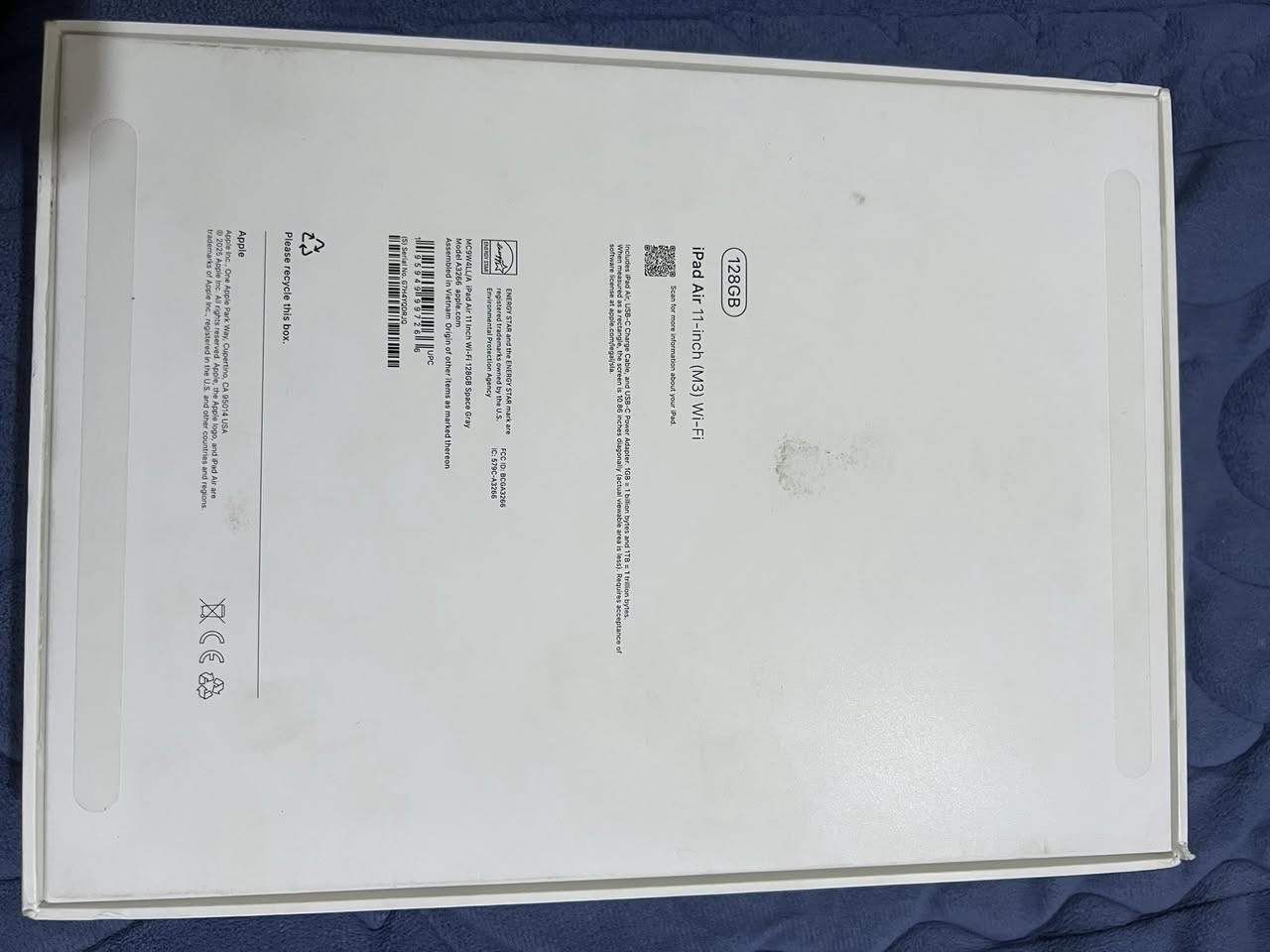 السلام عليكم
ايباد Air 7
M3
11inch
100🔋
3 🔄 مرات مشحون بسسس
اخو جديد اخوو الجديد
M3
كامل ملحقات 
شخط مابي مكفول من كلشي
ب٦٥٠ الف قفل قفل قفل
***********
مكاني ديوانيه
