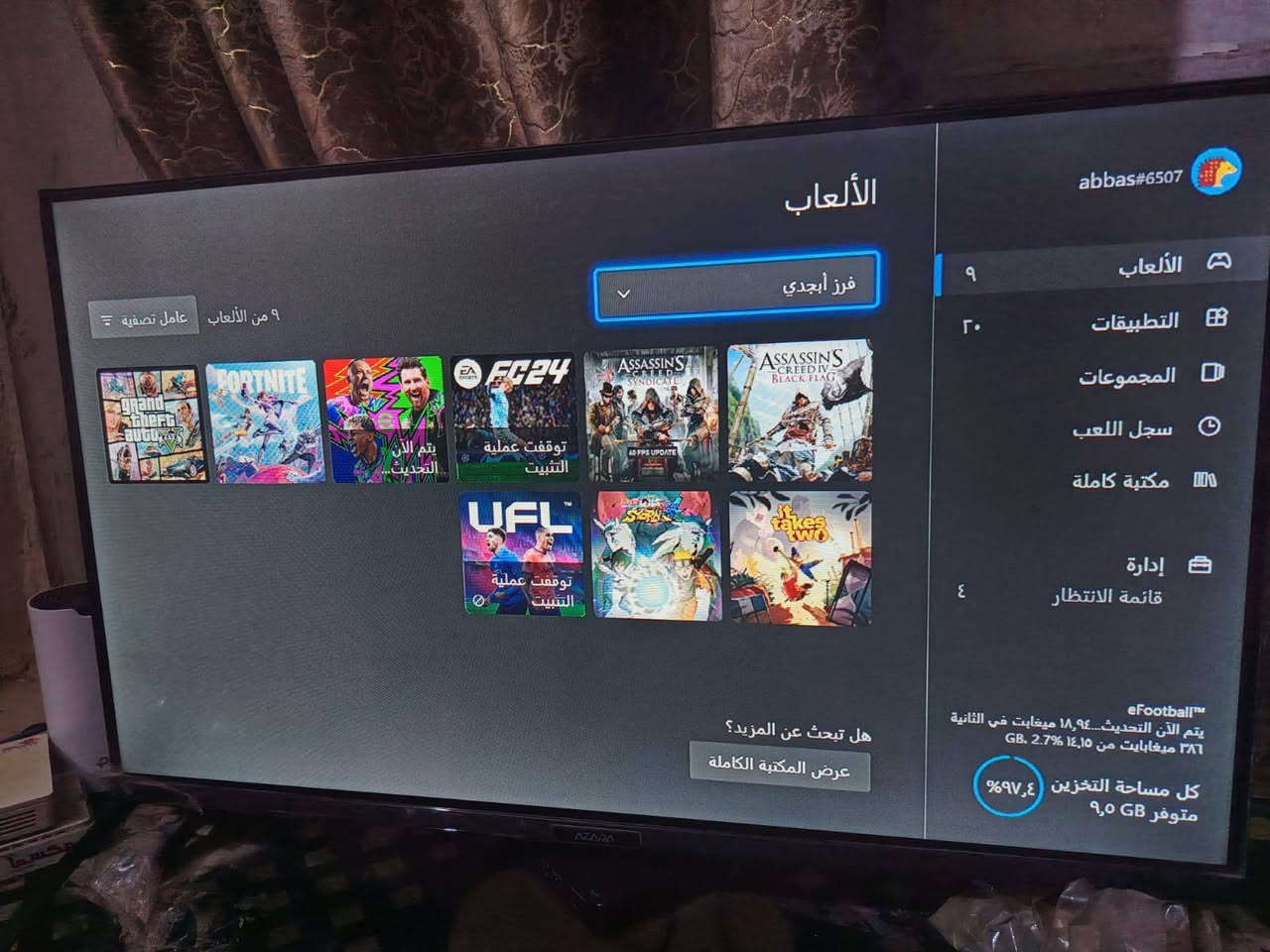 🔥 للبيع Xbox One S 1TB 🔥
السعة 1 تيرا 
جهاز مرتب ونظيف جداً، استعمال شخصي ومحافظ عليه.
🎮 Xbox One S 💾
 سعة 1 تيرا ✅ 
نظيف جداً ✅
مع جويستك أصلي ✅
وكافة الملحقات ✅
 فحص وتجربة عند الاستلام
مع قرص GTU V✅
وملحقات اصليه ✅
السعر مناسب للجادين فقط.
للتواصل  خاص واتساب 
 
***********
