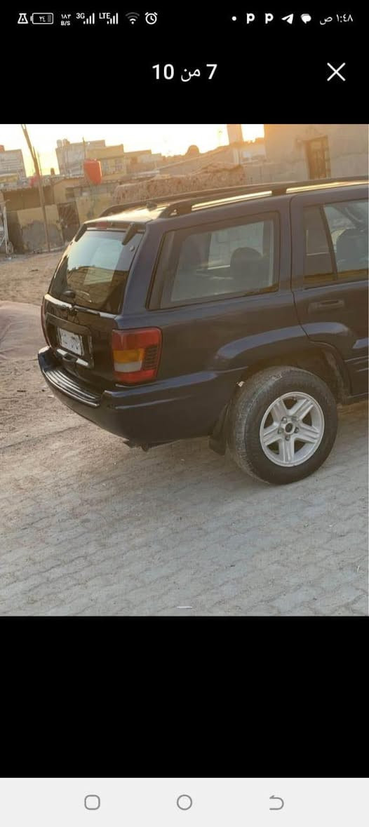 جيب كراند شيروكي wj موديل 2004
(محرك 4000 لتر ) 6 سلندر محرك جديد كامل بتفرعاته حاويه بلاد ✅

گير بحالة جيدة ✅

عقل جديد ✅

ضفيرة محرك وقاعدة فيوزات جدد ✅⚡️

طخم تاير جدد ✅🛞

باتري جديد ✅🔋

كهربائيات جميعها شغاله ✅⚡️

السيارة مصبوغة عام جمالية ✅

البصرة / الزبير

 ***********

***********
