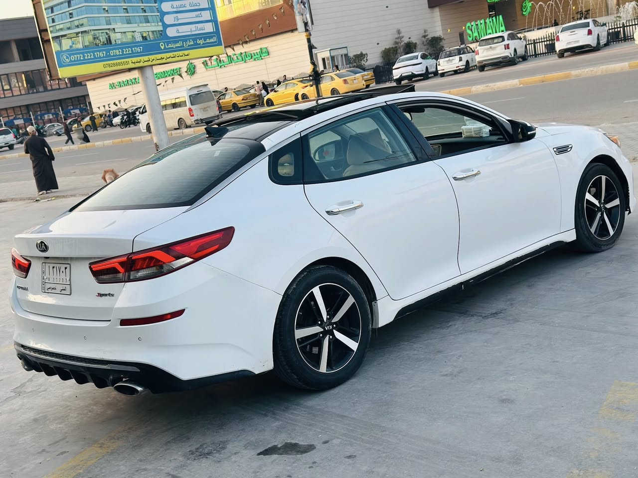 السلام عليكم سياره اوبتيما 2020 أمريكي حادثه بنيد ورش باب فقط رقم مثنى حره سنويه جديده سياره فول موصفات بصمه شاشه محرك 2400 بعد بيه موصفات السعر 124 وبيه مجال رقم موبايل *********** مكان سياره السماوه المزكز
