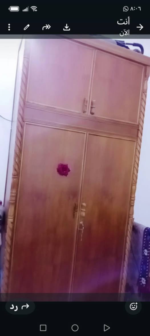 السلام عليكم 
غرفه تسكام نضيفه جدا الباب مال ميز ابو مرايه موجود فقط ضب البراغي مكان الديوانية


**إذا كنت صاحب هذا الإعلان وتريد حذفه لأي سبب، رجاءا أرسل رسالة إلى الدعم الفني**