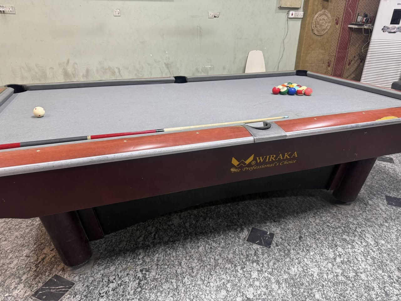 بليارد ويركا بيع مستعجل 650البصره  5ميل رجائا بس الشراي يجي ***********
