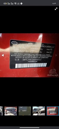 سوناتا وارد امريكي • ٦٦٠٠٠ كم • رقم انكليزي