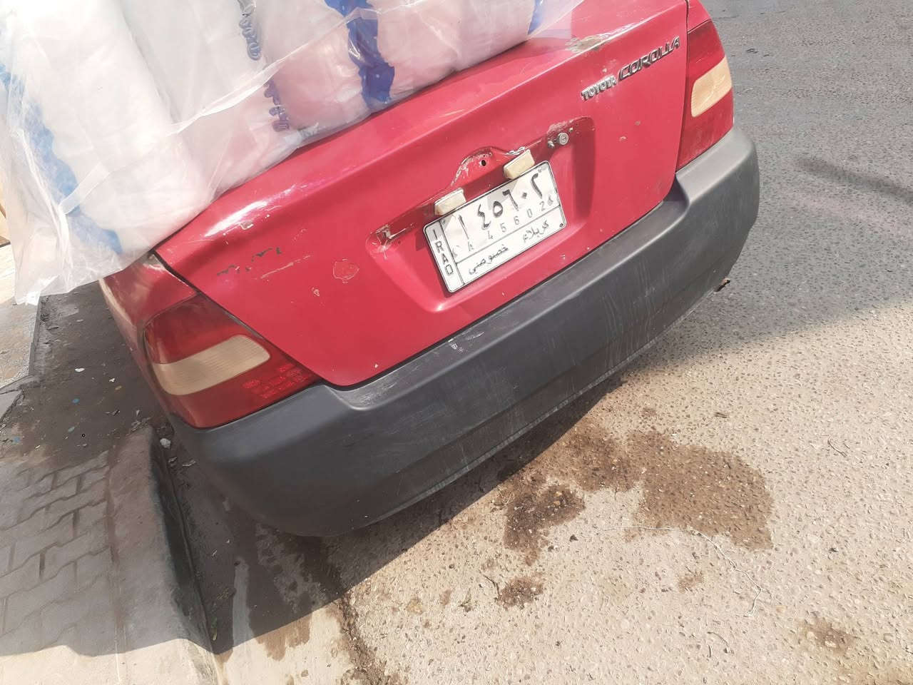 كورلا بيكاتشو ٢٠٠١ للبيع او مراوس رقم كربلاء  مكان السياره بصره *********** اريدهه ٣٩ ورقه  ٠٧٧٠
