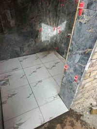 خلفه سيراميك وارضيات وتطبيك درج وتغليف واجهات حجر مرمر وفوم شغل درجه ا...