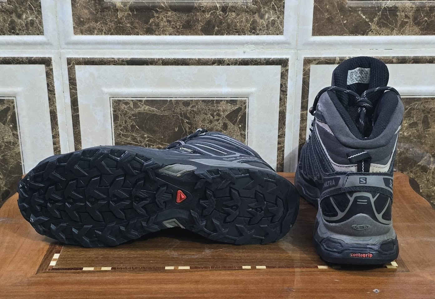 ماركة.  سلمون.    باله.    اصلي 

      نضافه 90بل100. كورتكس ضد الماء 💦

قياس.   40.  طول القدم.  25  سم 

يتوفر توصيل 🚚🚚🚚

حجز واتساب ***********
#بغداد #كركوك #بابل #كربلاء #ناصريه #اربيل #زاخو #سليمانيه #دهوك #موصل #بصره #نجف
