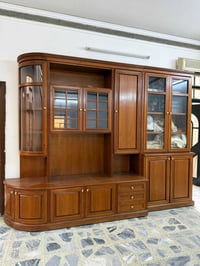 بوفية (خشب بورمي) قطعة نادرة  مصممة على كتلوك انكليزي اي خلل مابيها ال...