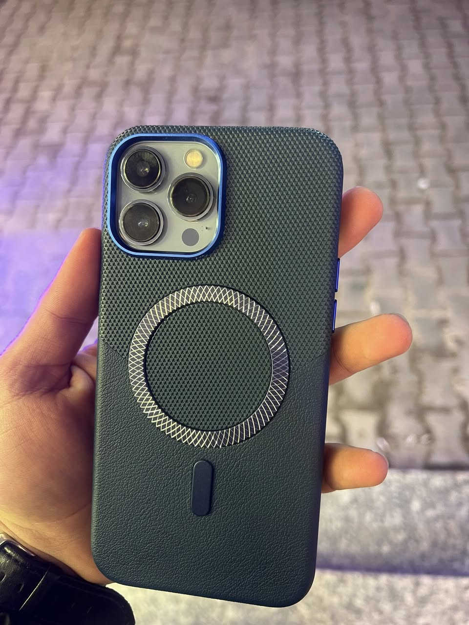 ايفون 13برو ماكس 
ذاكره 256/
بطارية85‎%‎ 🔋 
(دبل سيم)2SiM
لون بحري 
نضافة 99‎%‎
سعر650🔒

‭0774 370 2249‬
