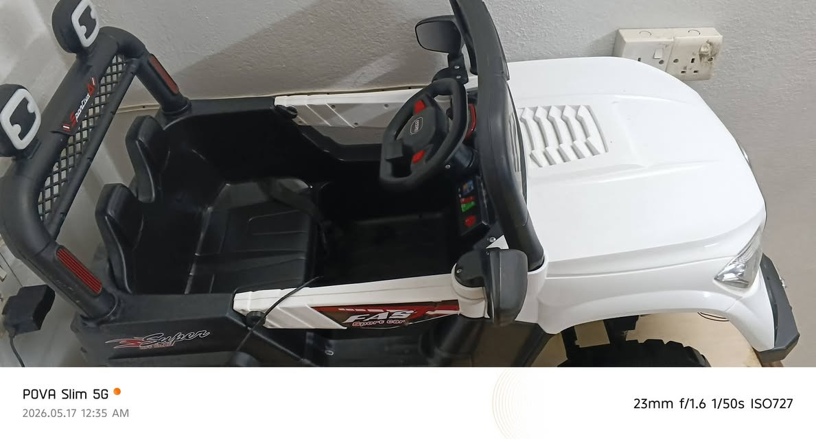 سياره طفل شحن كبيره تكفي طفلين استعمال قليل سعر 90بيها مجال للشراي بس تحتاج بطاريه البطاريه سعرها 18


**إذا كنت صاحب هذا الإعلان وتريد حذفه لأي سبب، رجاءا أرسل رسالة إلى الدعم الفني**