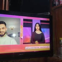 بلازمه حجم ٣٢شاشه فول بدون نت نوعيه الاصليه نظافه ٩٥بالميه كامله مع ست...