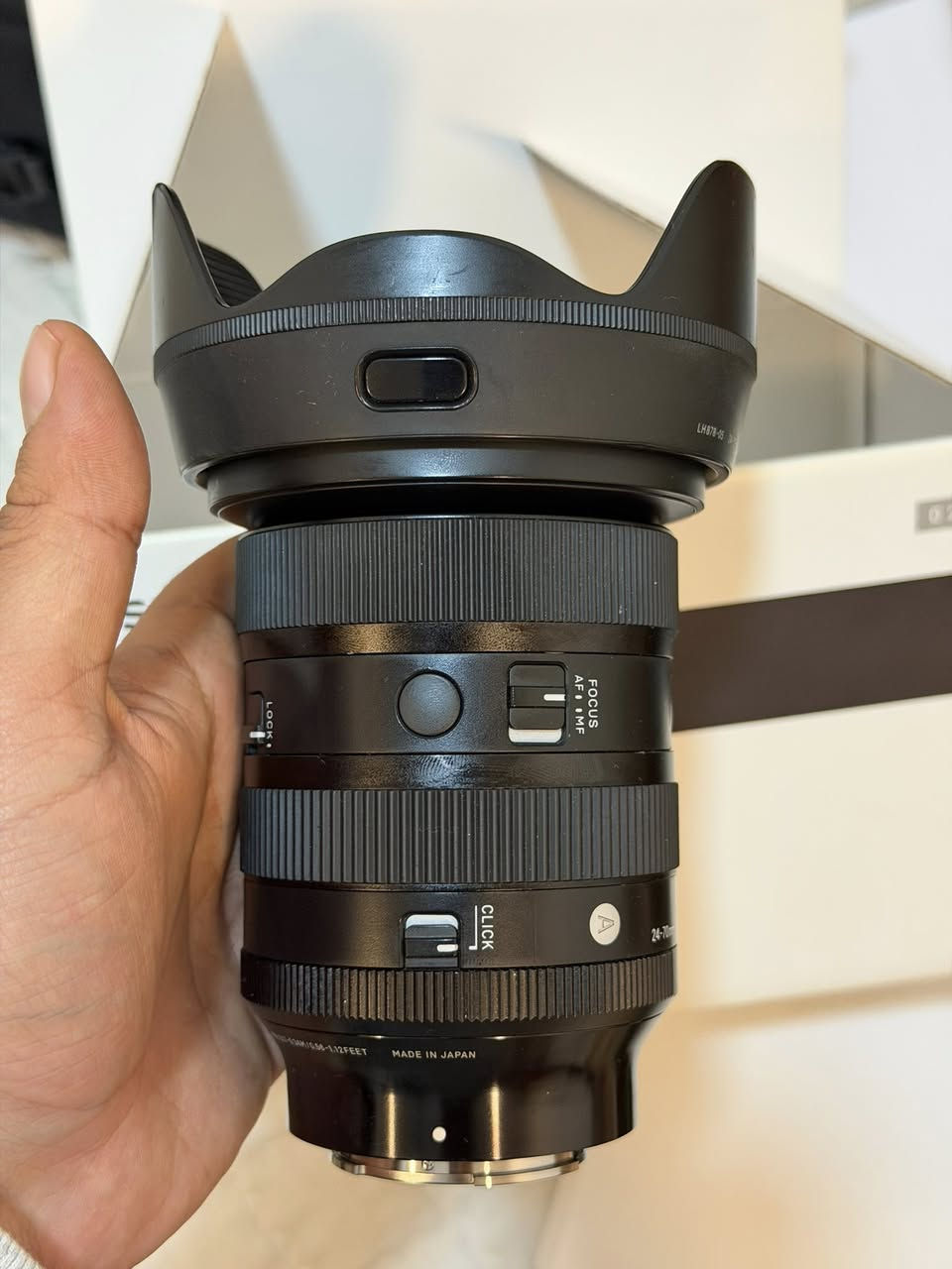 Sigma 24-70mm F2.8 DG DN II Art for SONY
للبيع‼️ 

عدسة 24-70 للسوني سيكما فتحة 2.8 الاصدار الثاني 

نضافتها 99‎%‎
موضحة بالصور كدامكم
عارضها للبيع 
السعر 1،125 
علما انَ سعر الجديد حالياً
 1370


**إذا كنت صاحب هذا الإعلان وتريد حذفه لأي سبب، رجاءا أرسل رسالة إلى الدعم الفني**