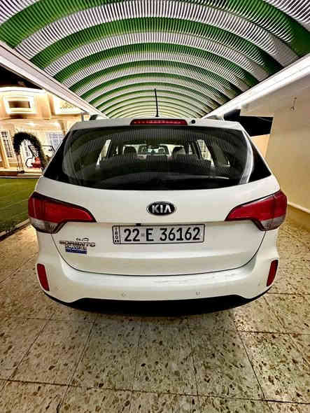 السلام عليكم
سورنتو 2014 
خليجي مكفوله 
رقم اربيل الجديد 
بأسمي تحويل مباشر 
سبعة راكب 
3 قطع تبريد 
4 سلندر(2400) 
حساسات خلفية و أمامية 
نظام ECO 
كامرة و شاشة 
دوشمة 7 مقاعد جلد
سيارة نظيفة جدا 
مكانها بغداد  حي الإعلام قرب تقاطع درويش
السعر 170 بي مجال للطيبين 
للإستفسار   ***********
