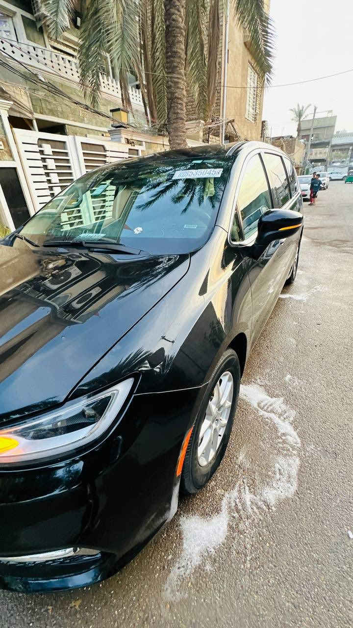 كرايسلر باسفيكا 2023 CHRYSLER PACIFICA
ماشية 65
#مواصفات فول عدا الفتحة 
1- بصمة تشغيل وابواب بصمة 
2- هاند بريك بصمة كهربائي
3- محرك 6 سلندر 3600 بانزين
4- هيترات بالكشنات
5- رادر امامي وجانبي 
6- بيبان كهرباء ( تحكم ريمونت ) وبصمة أبواب 
7- صندوق كهرباء شفط بصمة 
8- رادار امامي خلفي بريك ذاتي توقف مانع تصادم
9- كشنات جلد VIP منفصل 7 راكب
10- مانع انزلاق 
 11- كشن خزن ميموري حركات 2
12- لايت لد الشكل الجديد 
13- تنبيه الخروج عن المسار 
14- تبريد مركزي ثلاثة قطع منفصل
15- تدفئه كراسي وستيرن تدفئة
16- تحكم استيرن فول 
17- اشاير بالمري وهيترات بالمري
18- تشغيل عن بعد
19- كير ماوس
20- مثبت سرعه

السيارة جاهزة كلين بس دعاميه صبغ 
الحادث مرفقه مع الصور
السعر//225
مكاني بغداد ***********
