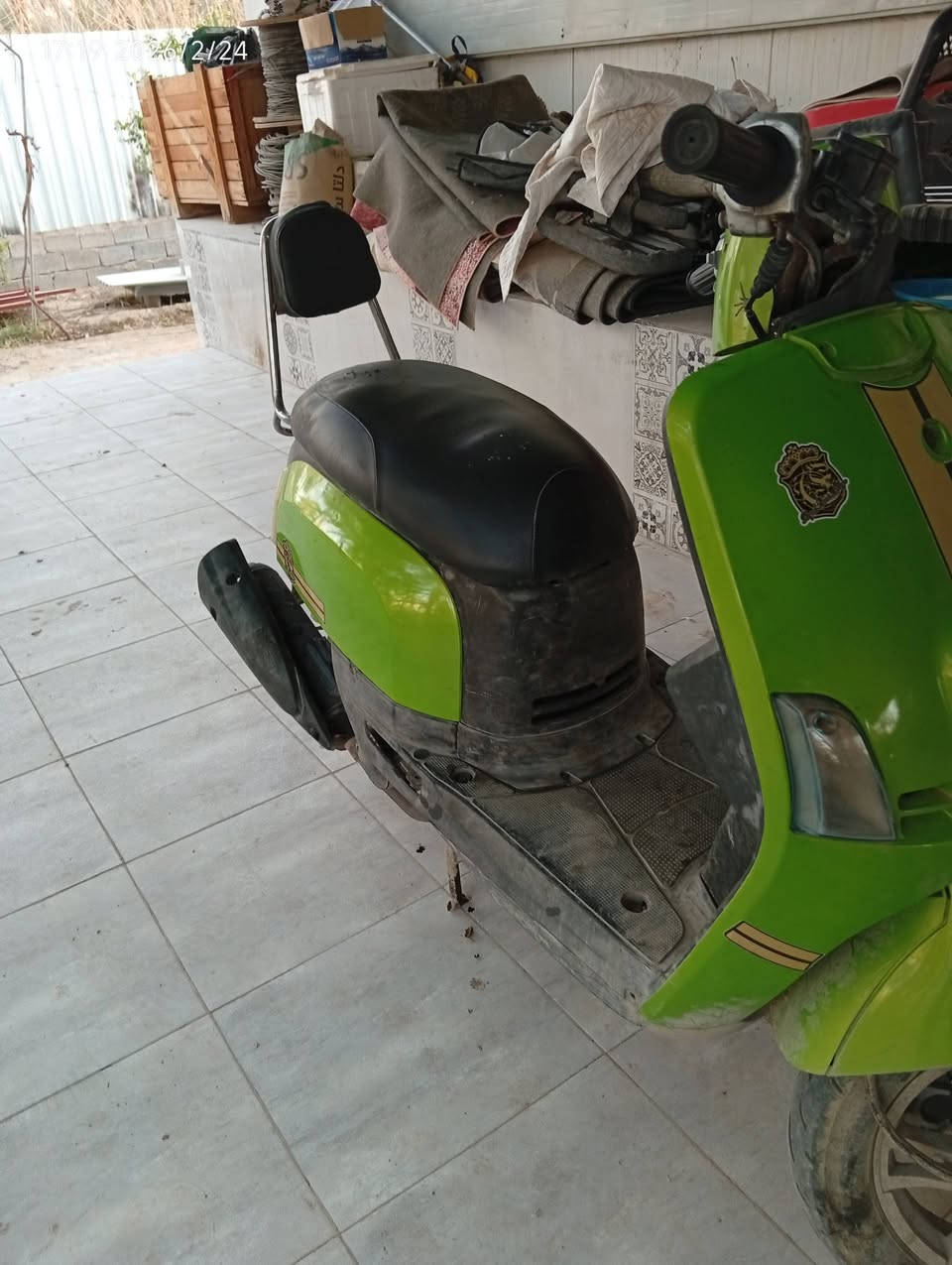 للبيع بوليسي كابريتر
مبدل فقط كور جديد ع ضمان و كيس هندر خارجي 

كهربائيات كلشي ما بيه  

دراجه ناعمه بالمشي و شلعته حلوه

سعره ٥٠٠ و بيه مجال 
مكاني كربلاء الاحسينيه كنطره بيضه ( اذا تريد ننتفق ع مكان )
رقم***********

ملاحضه دراجه وصخه ما فارغ
