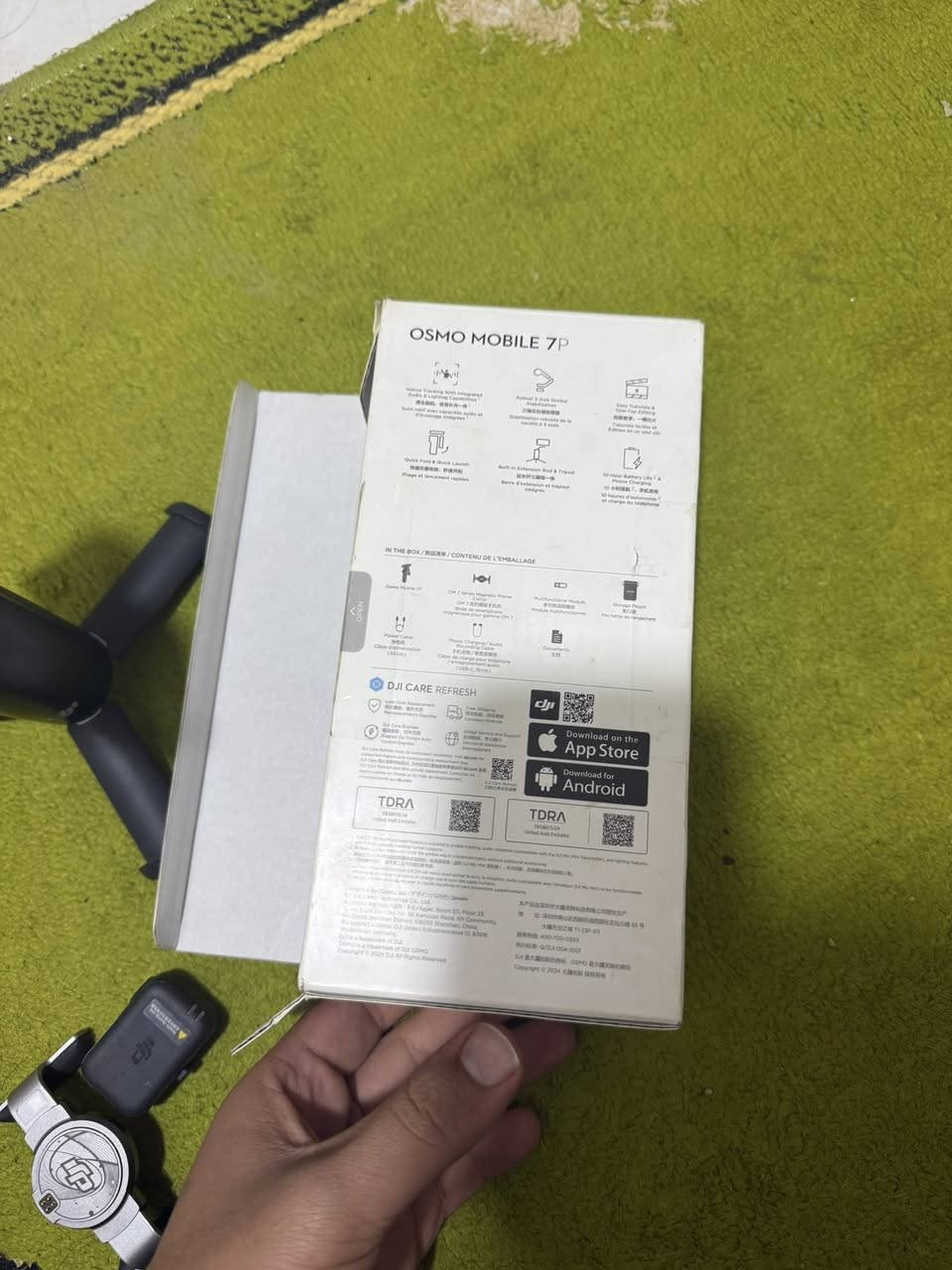 ازمو DJI جديد ومستخدم كلش قليل ماخذه من الوكالة من السعودية رايد ابيعه لين مجاي استخدمه الي يفيده سعره200الف وبيه مجال قليل لين اني مخذه230الف 
الي يفده يتواصل ويايه وتساب او يتصل وبخدمته 
***********
