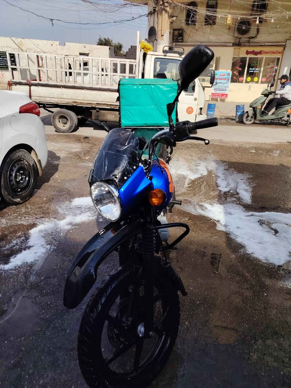 السلام عليكم دراجه بوكسر جبلي موديل 23 ماشيه 10الف مكاني بغداد السعر 1100نضيفه أوراق اصوليه كامله *********** وتساب
