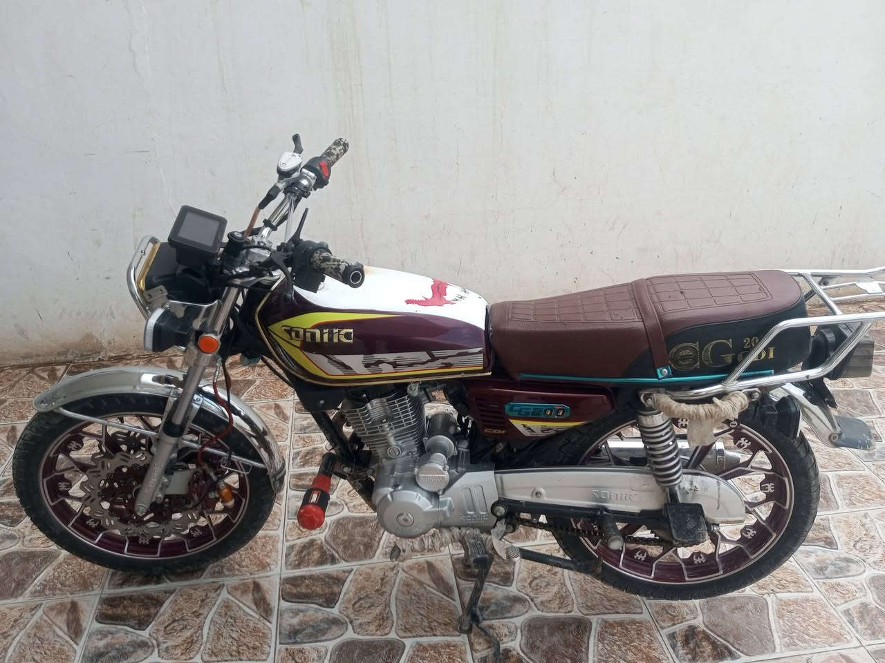 السلام عليكم سونك للبيع موديل 25 دراجه نضيفه وكامله اي نقص ما بيه السعر 750وبيه مجال المكان شهربان (***********
