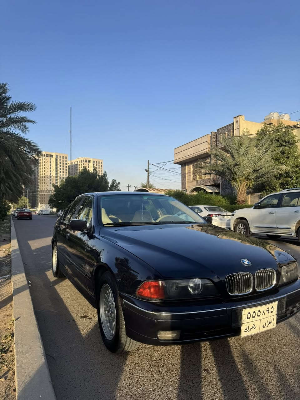 السلام عليكم
للبيع bmw e39 صقر 

1998 528i

هزة جديدة تنتهي بعد شهرين

صبغ جمالية مكفولة من الحادث

شرط التحويل وكالة ما اسوي

السعر ٨٥$ وبي مجال بسيط 

مكان السيارة: بغداد- السيدية

واتساب واتصال ***********
