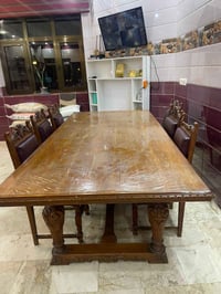 ميز طعام • ٦كراسي • ما بيه ضرر