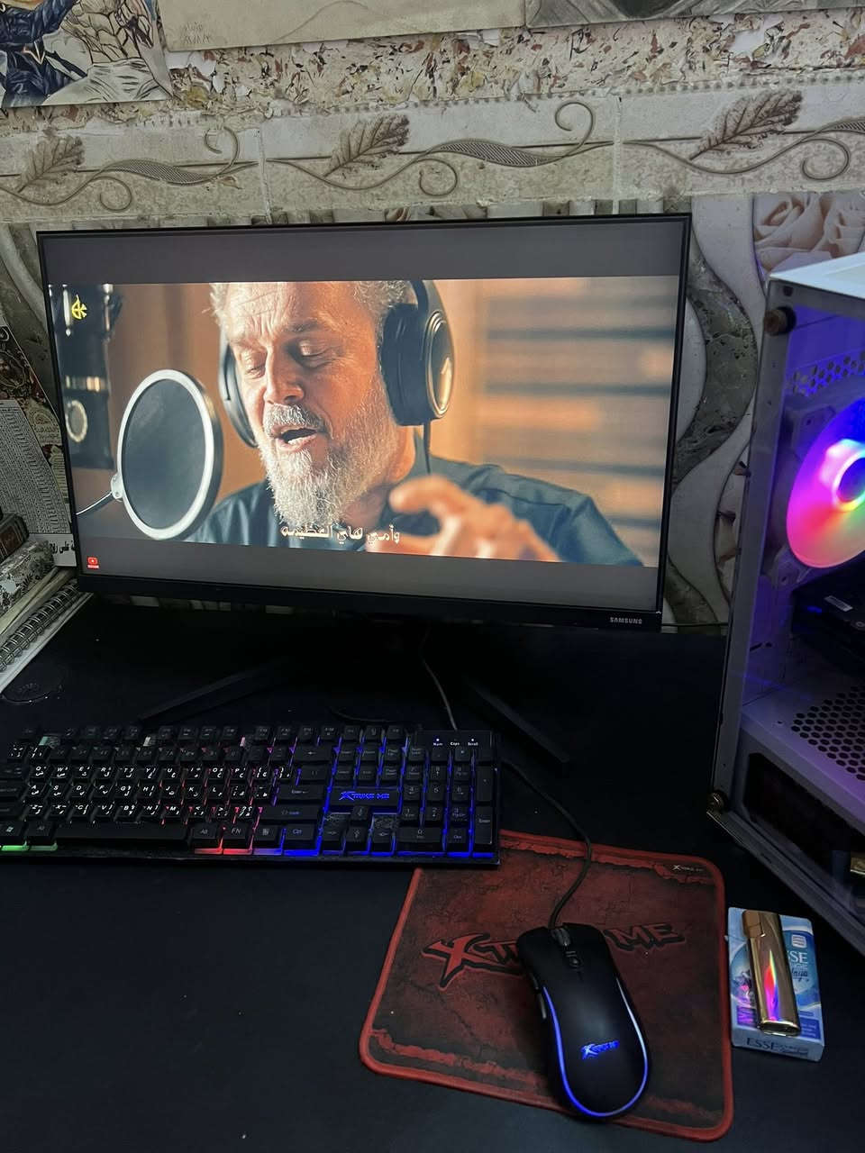 سلام عليكم شباب Pc للبيع
Pc ماخذها قبل سنتين هيج جبتها لعبت كم مره وعفتها بسبب شغلي  وهسه فكرت ابيعها افضل ماتاركها البيسي بحالة اكثر من ممتازه تكدر تكول جديده 
Pc جيب وشد والعب  كامله مكمله 
اضافة للميز كيمنك حرف K 
اضافة اليو بي اس / بي خلل الدكمة بس شغال / السعر عارضها بمليون 
ماكو هيج سعر ولله بلاش 

📋 قائمة مواصفات الكمبيوتر
• Core i5-10400F
• RTX 3050 8GB OC GALAX SF
• 16GB 3200MHZ LEXAR (الرامات)
• H410M GIGABYTE S2H V3 (اللوحة الأم)
• SSD 128GB KINGSPECS SATA
• HDD 500GB WD PUR
• 700W 80+PLUS PANGU (مزود الطاقة)
• XIGMATEK OREO 3FAN RGB (كيس/صندوق الكمبيوتر)
• XTRIKE KEYBOARD KB305 RGB (لوحة مفاتيح)
• XTRIKE MOUSE+PAD RGB GMP290 (ماوس + باد)
• SAMSUNG 24INCH 75HZ 1MS IPS (الشاشة)
• LF24T350FHMXZN (موديل الشاشة)

للتواصل مراسلة الصفحة او الاتصال ***********
