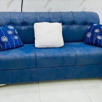 كنب ١٠ مقاعد • ازرق حبري • كربلاء