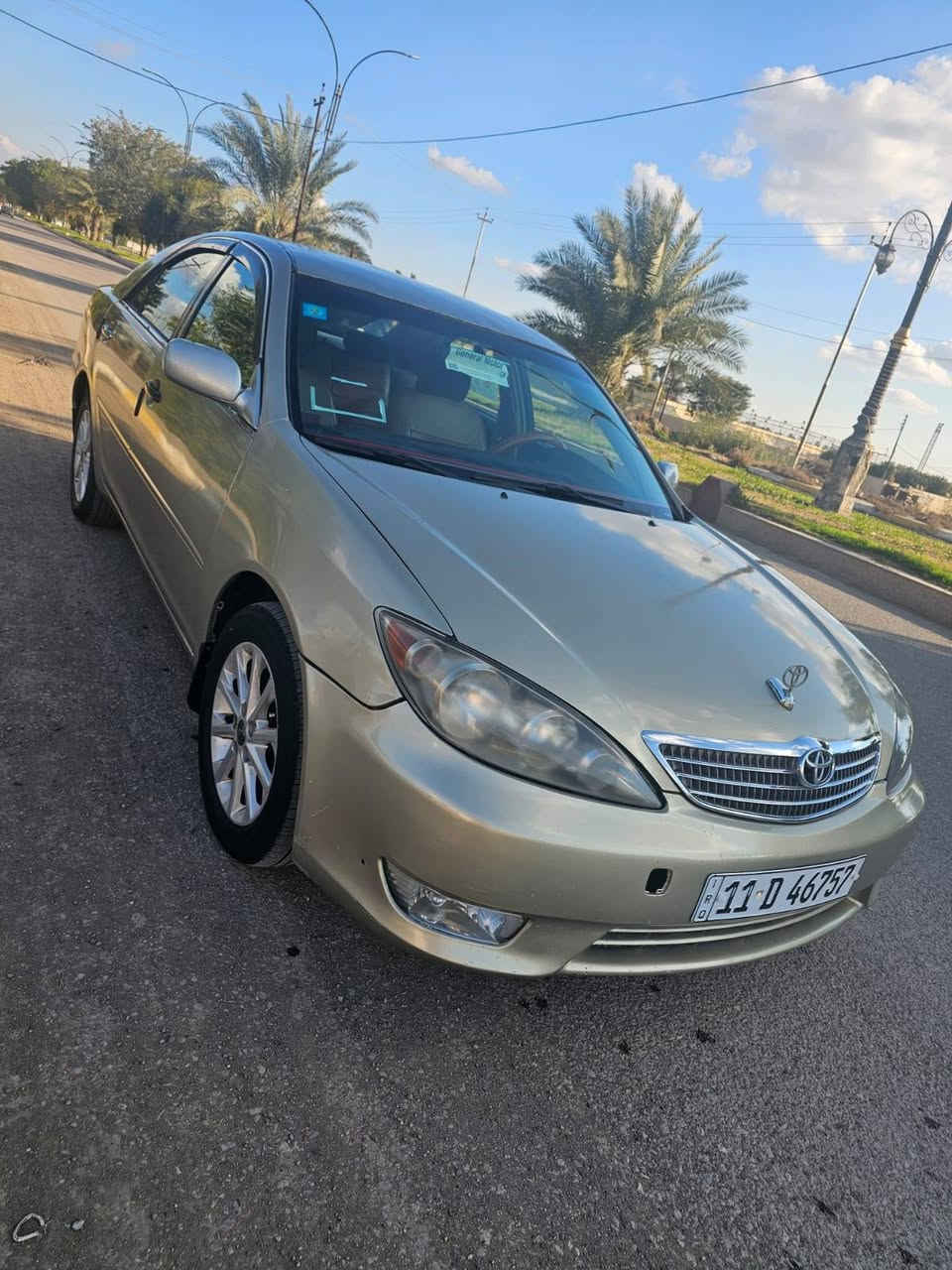 كامري 2006
رقم بغداد انكليزي جديد سنوية جديده باسمنا
محرك وكير شرط
محرك 4 سلندر مكفول لا تبخير ولا تنقيص 
كير اوتماتيك مكفول 
صدر جديد شلع مكفول
كهربائيات تراي حدادية شلعة تخبل
تخم تاير تخم ويل كاب 
سيارة بيها ضرر جاملوغ امامي ايمن
وصبغ عام شرط لا مكلوبة ولا مرتجية 
السعر 83 وبيها مجال للطيبين 
مكان السيارة صلاح الدين بلد قرب مرقد الامام السيد محمد عليه السلام 
*********** واتساب واتصال 
*********** واتساب واتصال
