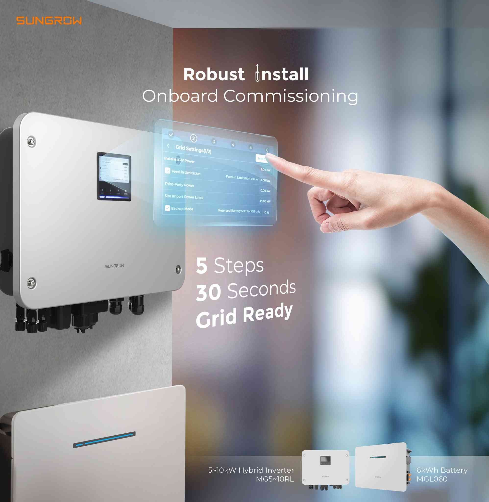 التحكم الكامل في نظامك الشمسي أصبح مدمجًا مباشرةً في الجهاز!

مع شاشة اللمس الملونة الكبيرة بحجم 4.0 بوصة، يمكنك متابعة تدفق الطاقة ومعلومات النظام وإعدادات التشغيل بسهولة فائقة.

طاقتك. بين يديك. تحكم ذكي بلمسة واحدة! 

للإستفسار:
مهندس مسلم من شركة كل المنافذ  
***********
***********

#Sungrow #HybridInverter #ThreePhase #SolarPower #FullBackup #CleanEnergy
#SmartTouchControl #LocalCommissioning #IntegratedControl
