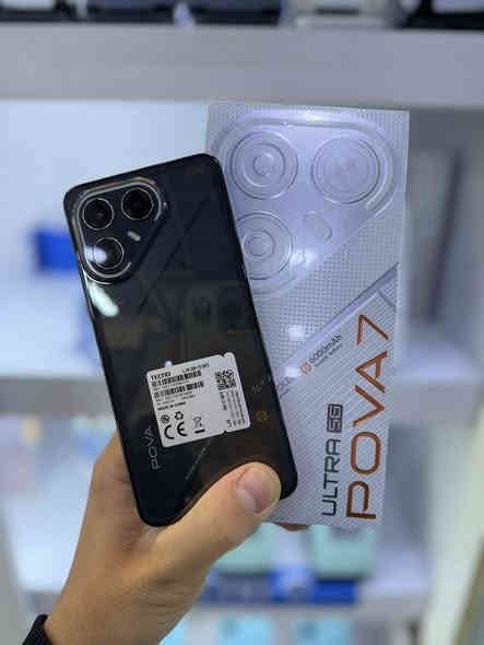 🔲🔲🔲🔲 جديدنا اليوم من شركة تكنو 🔲🔲🔲🔲

▪️ تكنو بوڤا 7 الترا ▪️ Tecno Pova 7 Ultra ▫️

▫️ الذاكرة 256 والعشوائية 24 ( يشغل 120 فريم ببحي )
▪️ الشاشة: AMOLED بحجم 6.67 بوصة بدقة 1260p
▫️ المعالج: Mediatek Dimensity 8350 Ultimate
▪️ الكاميرات: خلفية 108+8 م.ب/ امامية 13 م.ب
▫️ نظام التشغيل: Android 15
▪️ البطارية بسعة 6000 ملي امبير تدعم تقنية الشحن السريع بقدرة 70 واط واللاسلكي 30 واط.
▪️ تصميم رائع مع إضاءة خلفية وخامات تصنيع عالية الجودة.
▫️يقاوم قطرات الماء والغبار بتصنيف IP64 وهي ميزة ممتازة

🔲🔲🔲🔲 سعر الجهاز 400 الف فقط 🔲🔲🔲🔲

➖➖➖➖➖➖➖➖➖➖➖➖➖➖➖
❇️ يتوفر 🚚 توصيل لجميع المحافظات 🔥
للتواصل : متواجدين فقط على الواتساب 
*********** طارق
او الانستغرام https://www.instagram.com/moon_ligth100?igsh=emYyeWVheXUyaHk0&utm_source=qr
➖➖➖➖➖➖➖➖➖➖➖➖➖➖➖
العنوان 📍 : هيت - الجمعية الاولى - ( شارع حامي حميد) ( مكتب مون لايت moon light ) مقابل مجمع الملكة - مجاور مكتبة اقلام
