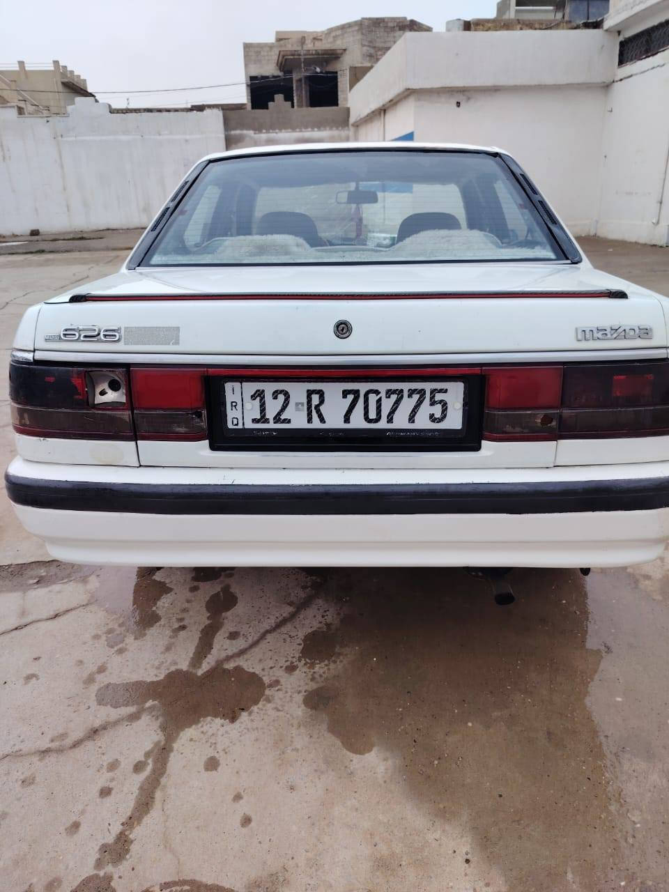 مازدا ٦٢٦ صندوگ  رقم نينوى دولي ١٢ كابريته لون ابيض  بيها طخه الجاملغ اليمين مثل ماموضح بالصورة محرك لا صرف ولا نفخ من التبديله للتبديله كابون بانزين بيها الشرعي موجود اتريد وكاله اتريد تحويل السعر ٣٣ وبيها مجال بسيط للاستفسار الاتصال على الارقام
***********
***********
