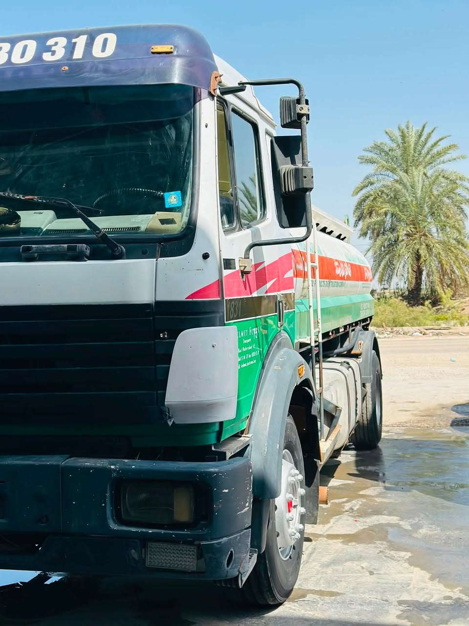 السلام عليكم للبيع ألبي موديل ٩٣كفالة عامة مكينة بل فلين ٦سوبر كير ٤*٤كفخة مربوط جي بي اس وتكيال حمولة 10000 لتر رقم بغداد بسمي تحويل ثاني يوم مكاني بابل للاستفسار الاتصال ***********السعر 220$ وبيها مجال رجاء المو شراي لايتصل

