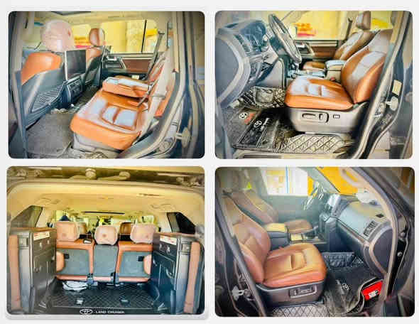 السلام عليكم ورحمه الله وبركاته 
تويوتا لاندگروز
2021
GXR
بحريني فول مواصفات
مغلفه PPF
داخل قرميدي 
3 شاشات
رقم بغداد الجديد
ماشيه 49 الف حقيقي
مكفوله كفاله عاااااامه
المواصفات  فول 1/1         
بصمة + تشغيل عن بعد
فتحة سقف
زراك امامي 
صندوق كهرباء 
كشنات كهرباء 3 دكم
محرك 6 سلندر
شاشه جبيره اندرويد 
ايرباك عدد 8
عداد ليزري لكزز
شاحن واير ليس
حساسات امامية وخلفية
مري شفط + ثلاجة
فور ويل 4*4
لايتات اوتو  
تحكم استيرن فول
لايت زنون 
كاميرا
بيه 3 اصابع بارد فققققط براس الچامرلاغ الامامي السكن
السعر 562$ وبيه مجال للشراي الجاد
مكان السيارة ديالى الخالص
الخاص مفتوح
للاستفسار ***********
